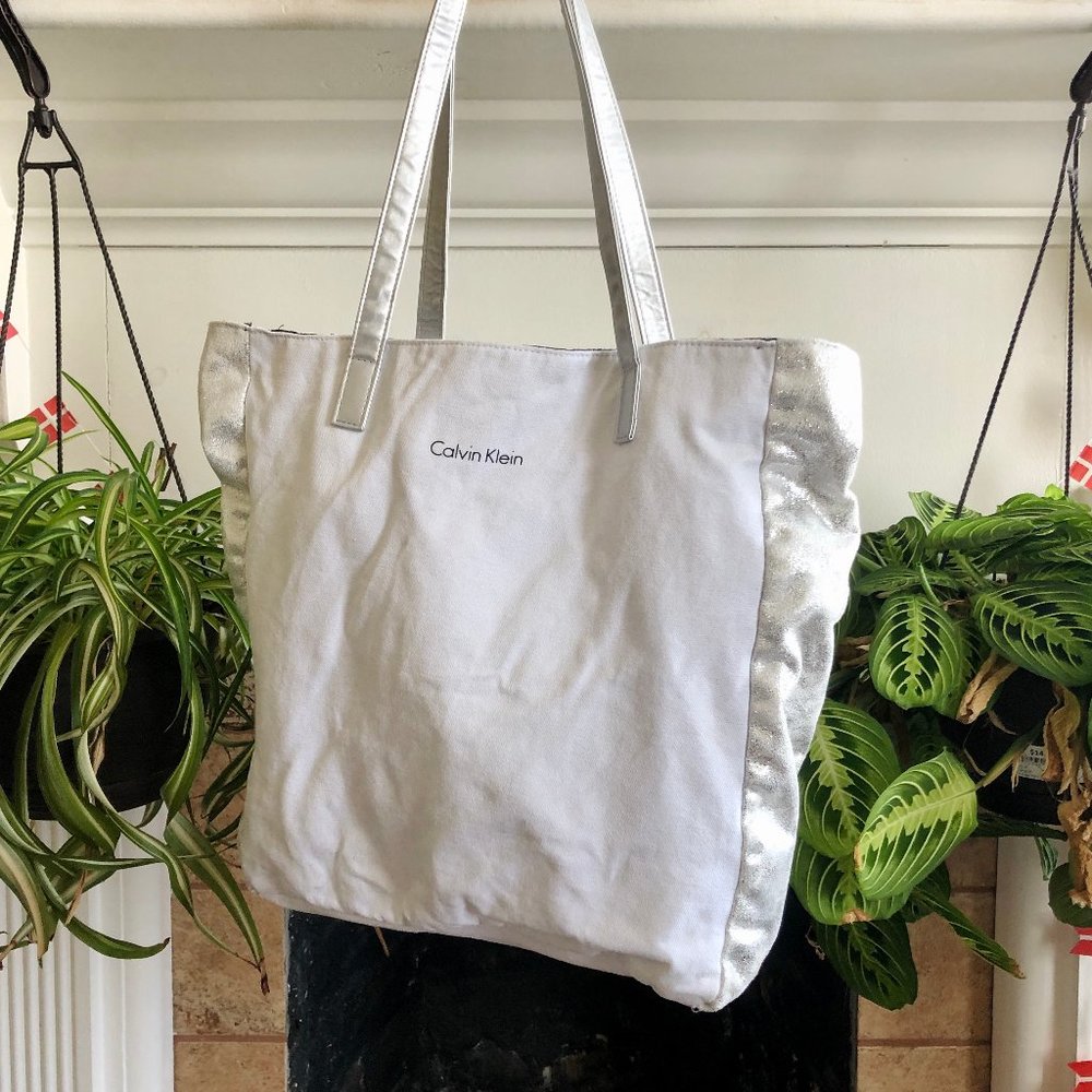 Calvin Klein Canvas Tote